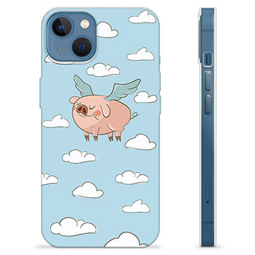 iPhone 13 TPU Cover - Flyvende Gris