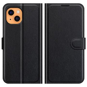 iPhone 13 Pung Taske med Magnetisk Lukning - Sort