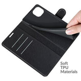 iPhone 13 Pung Taske med Magnetisk Lukning - Sort