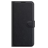 iPhone 13 Pung Taske med Magnetisk Lukning - Sort
