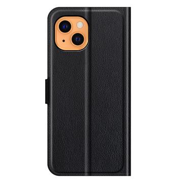 iPhone 13 Pung Taske med Magnetisk Lukning - Sort