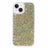 iPhone 14 Glitter Flakes TPU Cover - Guld