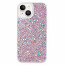 iPhone 14 Glitter Flakes TPU Cover - Pink