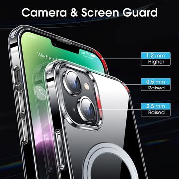 iPhone 14 Hybrid Cover - MagSafe Kompatibel - Gennemsigtig