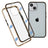 iPhone 14 Magnetisk Cover med Hærdet Glas - Guld