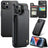 iPhone 14 Plus Caseme C22-etui RFID-kortpung - Sort