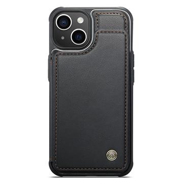iPhone 14 Plus Caseme C22-etui RFID-kortpung - Sort