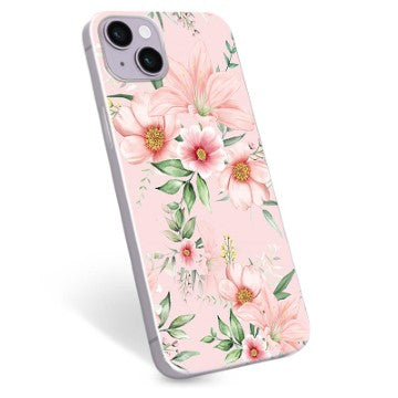 iPhone 14 Plus TPU Cover - Vandfarveblomster