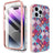 iPhone 14 Pro Ahastyle WE13 360 Beskyttelse Hybrid Cover - Farverig Mandala