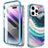 iPhone 14 Pro Ahastyle WE13 360 Beskyttelse Hybrid Cover - Farverig bølge