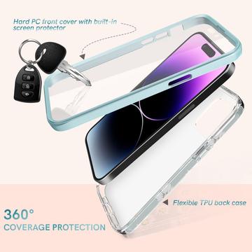iPhone 14 Pro Ahastyle WE13 360 Beskyttelse Hybrid Cover - Tusindfryd