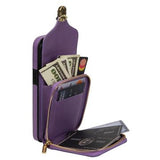 iPhone 14 Pro Alt-i-et cover med pung og rem - Lilla
