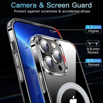 iPhone 14 Pro Hybrid Cover - MagSafe Kompatibel - Gennemsigtig