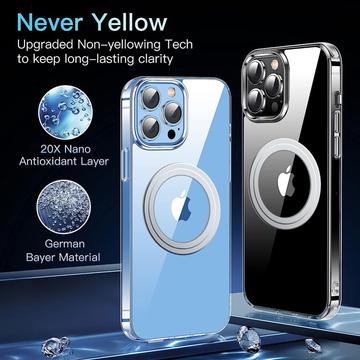 iPhone 14 Pro Hybrid Cover - MagSafe Kompatibel - Gennemsigtig