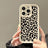 iPhone 14 Pro TPU-cover med leopardprint - hvid
