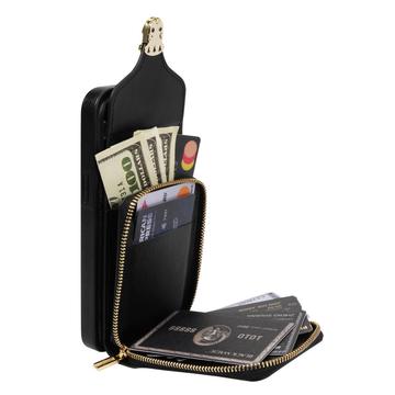 iPhone 14 Pro Max Alt-i-et cover med pung og rem - Sort