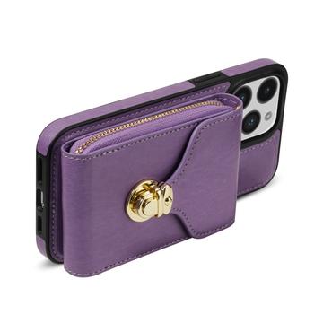 iPhone 14 Pro Max Alt-i-et cover med pung og rem - Lilla