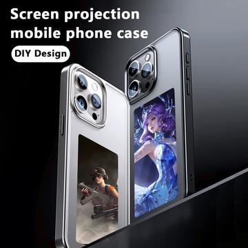 iPhone 14 Pro Max DIY E-InkCase NFC-etui - grå