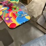 iPhone 14 Pro Max TPU Cover med Blomst og Armbånd - Farverigt