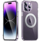 iPhone 14 Pro Max Hybrid Cover - MagSafe Kompatibel - Gennemsigtig