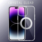 iPhone 14 Pro Max Hybrid Cover - MagSafe Kompatibel - Gennemsigtig