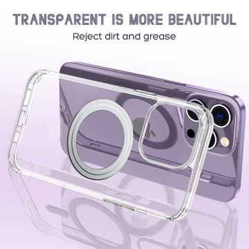 iPhone 14 Pro Max Hybrid Cover - MagSafe Kompatibel - Gennemsigtig