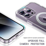 iPhone 14 Pro Max Hybrid Cover - MagSafe Kompatibel - Gennemsigtig