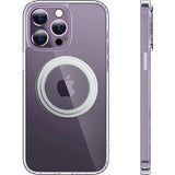 iPhone 14 Pro Max Hybrid Cover - MagSafe Kompatibel - Gennemsigtig