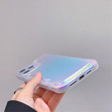 iPhone 14 Pro Max Strålende Bølget Laser Aurora-etui