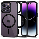 iPhone 14 Pro Max Tech-Protect Magmat Cover - MagSafe Kompatibel - Sort / Klar