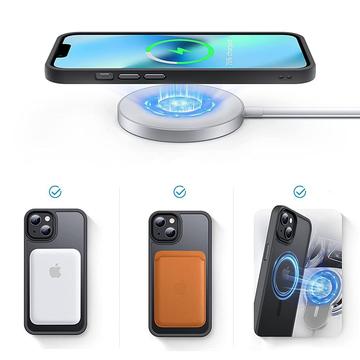 iPhone 14 Pro Max Tech-Protect Magmat Cover - MagSafe Kompatibel - Sort / Klar