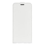 iPhone 14 Pro Max Vertikal Flip Taske med Kortholder - Hvid