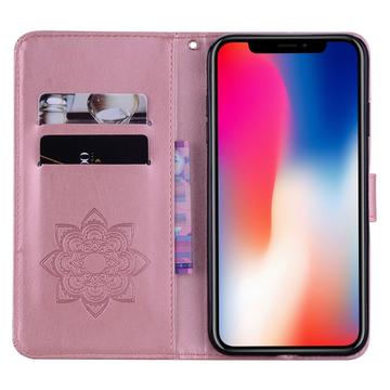 iPhone 14 Pro Ugle Rhinsten Pung - Rosaguld