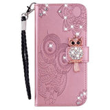 iPhone 14 Pro Ugle Rhinsten Pung - Rosaguld