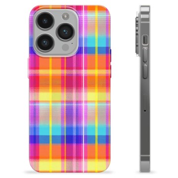 iPhone 14 Pro TPU Cover - Flannel Skjorte