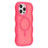 iPhone 14 Pro Bølgekant magnetisk hybrid cover - hot pink