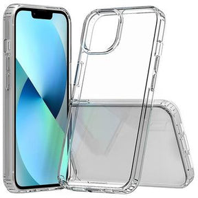 iPhone 14 Ridsefast Hybrid Cover - Gennemsigtig