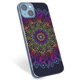 iPhone 14 TPU Cover - Farverig Mandala