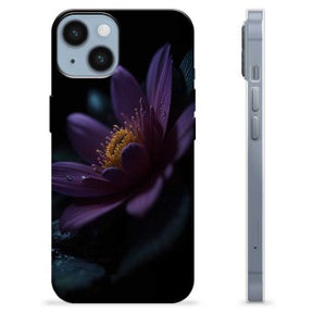 iPhone 14 TPU Cover - Dyb Lilla