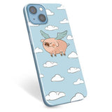 iPhone 14 TPU Cover - Flyvende Gris