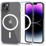 iPhone 14 Tech-Protect Flexair Magnetisk Hybrid Cover - Gennemsigtig