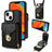 iPhone 15 Alt-i-et cover med pung og rem - Sort