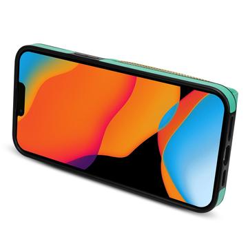 iPhone 15 Alt-i-et cover med pung og rem - Mynte