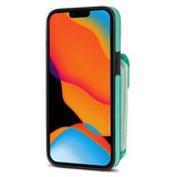 iPhone 15 Alt-i-et cover med pung og rem - Mynte