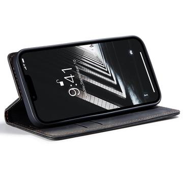 iPhone 15 Caseme 013 Series Pung - Sort