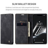 iPhone 15 Caseme 013 Series Pung - Sort