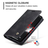 iPhone 15 Caseme 013 Series Pung - Sort