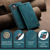 iPhone 15 Caseme 013 Series Pung - Blå