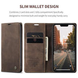 iPhone 15 Caseme 013 Series Pung - Kaffe