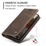 iPhone 15 Caseme 013 Series Pung - Kaffe